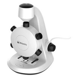 Atlantis E45-ms737 Microscopio Digitale Usb Uxga 1600x1200 6 Torrette di Ingrandimento da 100x a 600x Cmos
