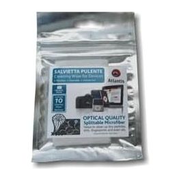 Kit Pulizia Cellulare/palmari Contenente 20 Salviettine Microfobra No Liquidi
