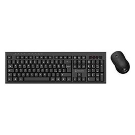 Land Kit Basic 300W P013-AX280GM Tastiera MM Wireless con Mouse Ottico Wireless 3 TastiScroll Ricevitore Nano-Size Usb Nero