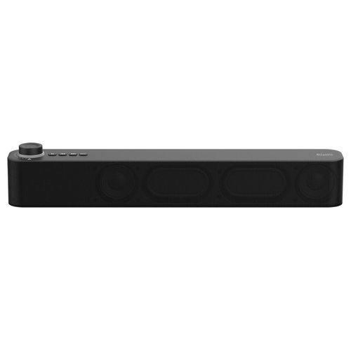Atlantis P003-c0820-b Mini Soundbar Bluetooth V5.3 20W Jack 3.5mm Tws Include Batteria 2400mah Radio Usb MicroSD Nero