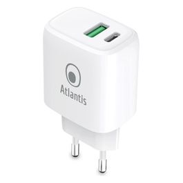P008-PD20GN-2U Alimentatore Universale per Smartphone e Tablet 20W Output 1xusb 1xusb-c Pd Tecnologia Gan