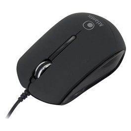 Atlantis P009-km23-bk mini mouse scroll  Connettore usb 3 tasti 800-1000dpi Nero