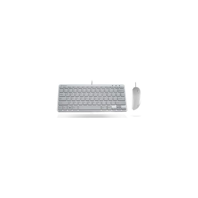Image of Atlantis Tastiera + mouse Usb Minitastiera 78 Ultra Slim Usb Mouse Ottico