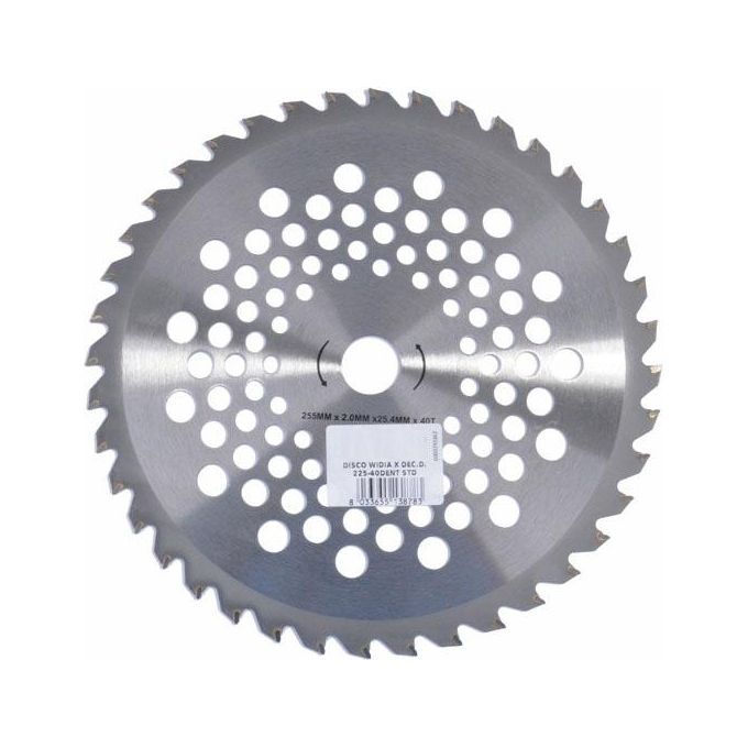 Attila Disco Acciaio 40 Denti Widia Mm 225