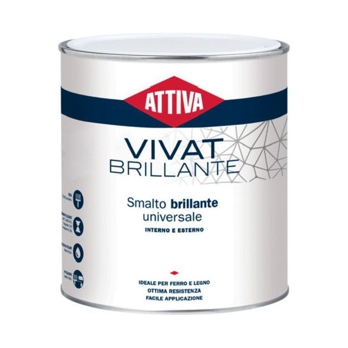 Attiva Smalto Sintetico 0.750 Litri 081 Turchese Vivat