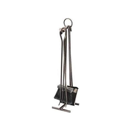 Attrezzature Camino Antracite Fire 4Pz.-651