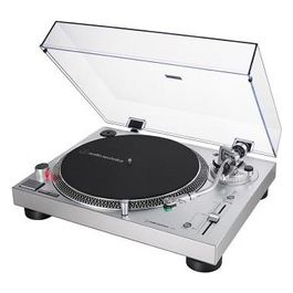 Audio-Technica AT-LP120X Giradischi a Trazione Diretta con Servomotore a Corrente Continua Silver