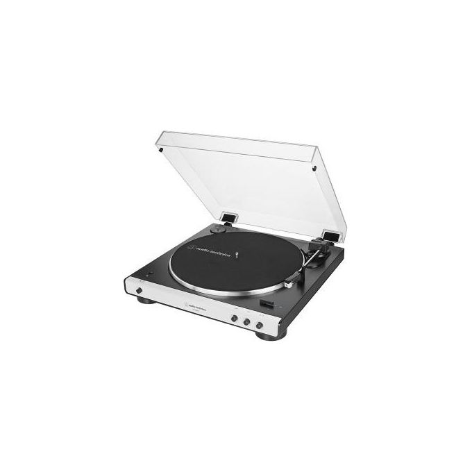 Audio Technica AT-LP60XBTWH Giradischi con Trazione a Cinghia 33 e 45 Giri Bluetooth Bianco