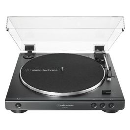 Audio-Technica AT-LP60XUSB Giradischi con Trasmissione a Cinghia Grigio/Metallico
