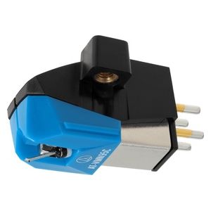 Audio Technica AT-VM95C Dual Moving Magnet Cartridge with Conical Stylus 1/2" Mount includes Mounting Hardware Black/Blue