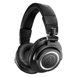 Audio-Technica Cuffia Wireless Over-Ear Professionale Plus Cavo con Microfono 50h Nero