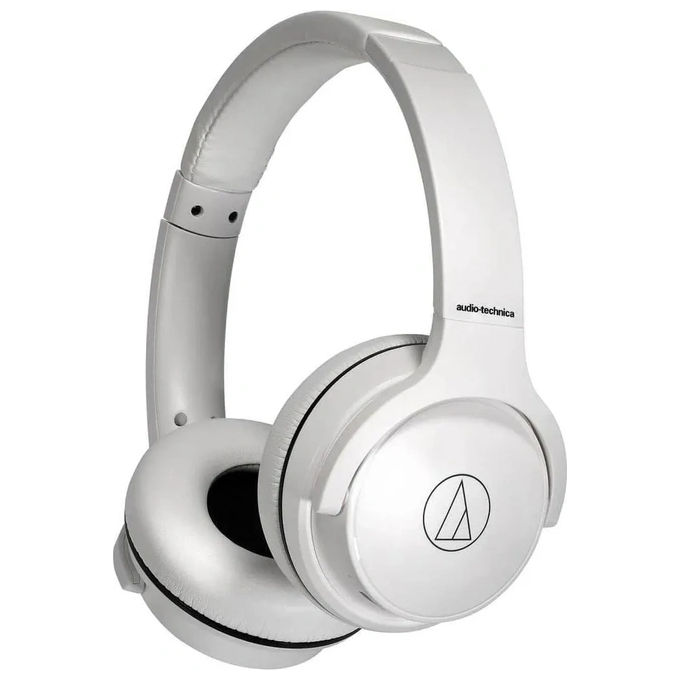 Audio-Technica Cuffie Wireless Bluetooth On-Ear Plus Cavo con Microfono 60h Bianco