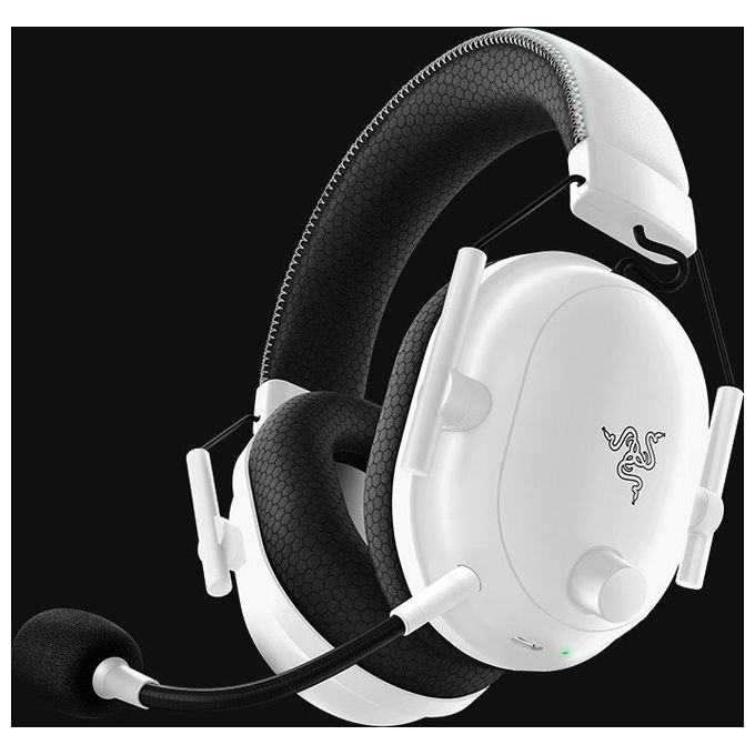 Razer RZ04-04530400-R3M1 BlackShark V2 Pro Auricolare Wireless Gaming con Microfono a Asta Frequenza 12 - 28000 Hz Bluetooth colore Bianco