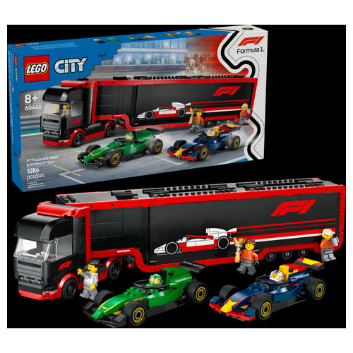 City Formula 1 Autotrasportatore F1 con monoposto RB20 e AMR24 F1 60445