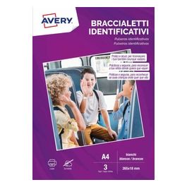 Avery Braccialetti Identificativi 265x18mm