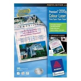 Avery Carta Fotogr.a4 200gr Laser 100fg.