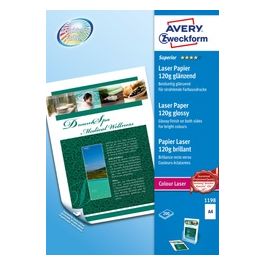 Avery Carta Fotografica a4 120gr Laser 200fg.