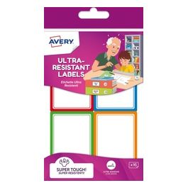 Avery Confezione 16 Etichette Ultraresistenti Rettangolari 44x64mm