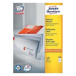 Etichette Autoadesive Multiuso 70x32mm A4