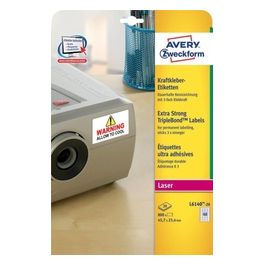 Etichette Super Aderenti 40 Pezzi per Foglio 20 Fogli Bianco