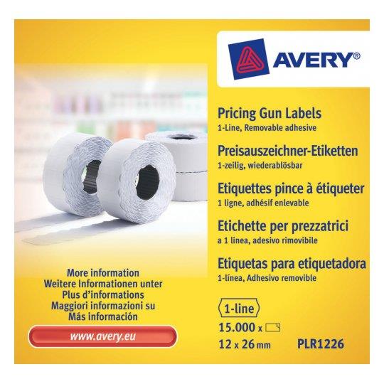 Avery Plr1226 Etichette Removibili