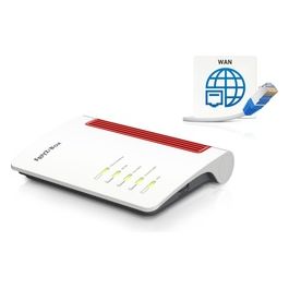 FRITZ!Box 4050 Router Wi-Fi 6 Dual Band fino a 3.000 Mbit/S per Modem Operatore e ONT 1x Wan Gb 3X Lan Gb 1X Usb Access Point Mesh DECT Media Server VPN VOIP