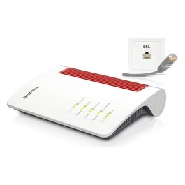 AVM FRITZ!Box 7690 Modem Router Wi-Fi 7 Dual Band (2.4 GHz 5 GHz) fino a 7.000 Mbit/s per FTTC VDSL FTTH con ONT 1x Wan 25 Gb 1X Lan 25 Gb 2X Lan Gb