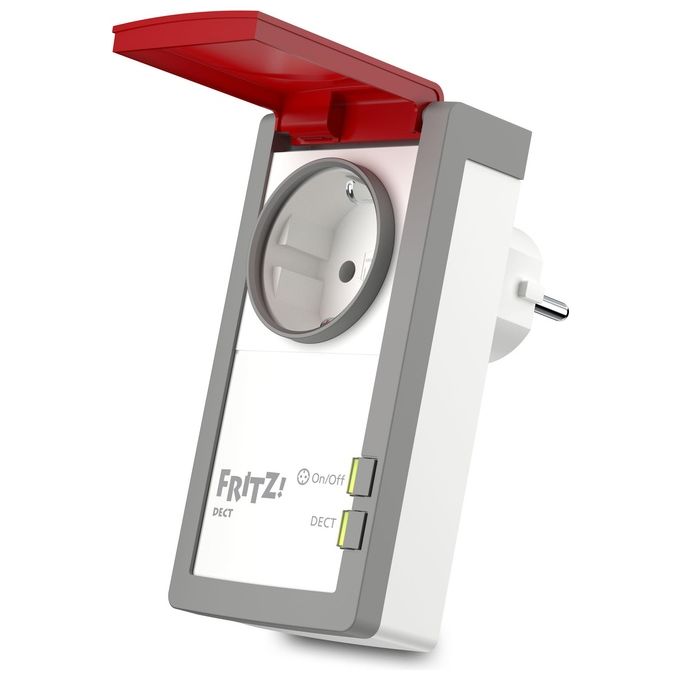 AVM FRITZ DECT 210 INTERNATIONAL Presa Intelligente Rosso-Bianco 1,5W
