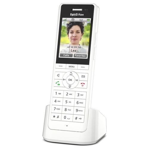 FRITZ!Fon X6 Telefono DECT Identificatore di Chiamata Bianco