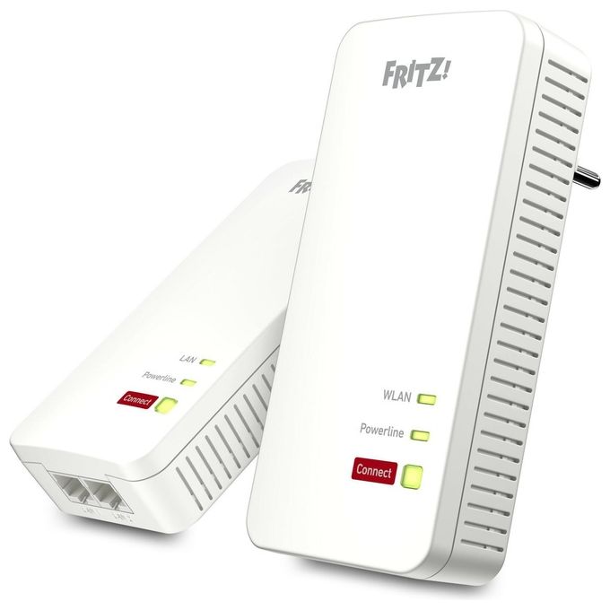 AVM FRITZ! Powerline 1240 AX WLAN Set 1200 Mbit-s Collegamento Ethernet LAN Wi-Fi Bianco 2 Pezzi