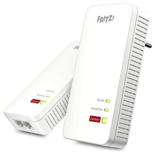 AVM FRITZ! Powerline 1240 AX WLAN Set 1200 Mbit/s Collegamento Ethernet LAN Wi-Fi Bianco 2 Pezzi