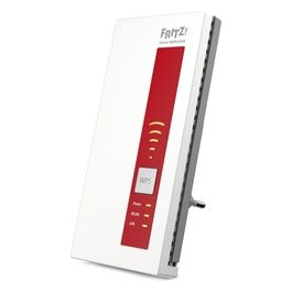 FRITZ! Repeater 1750E International, Ripetitore/Estensore Segnale WiFi Compatibile con Modem Fibra e ADSL Access Point Bridge 1 LAN Gigabit