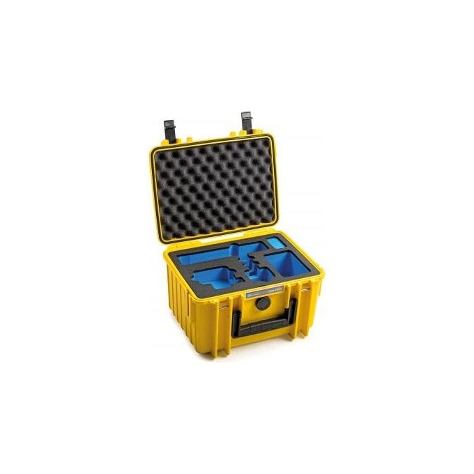 B&W GoPro Case Type 2000 Y Giallo con GoPro 9/10 Inlay