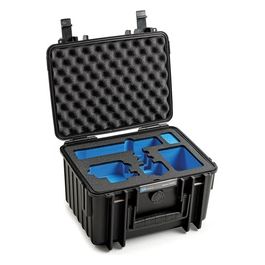 B&W Outdoor Case Custodia Rigida Tipo 2000 Inlay per GoPro Hero 9 Accessori Nero Impermeabile IP67 Nero