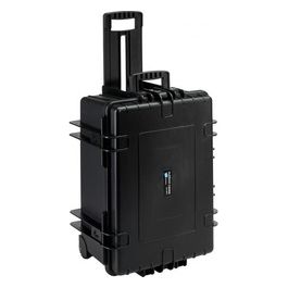 B&W Outdoor Trolley Case Type Type 6800 Custodia Rigida per Fotocamere da Esterni con Spugna Sintetica Nero