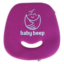 Baby Beep Cuscino Bluetooth Anti Abbandono Universale per Seggiolini Auto Rosso Ciliegia