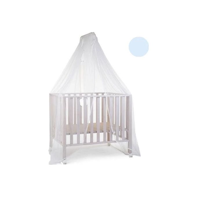 Baby Idea Zanzariera con Asta Tulle Bianco/Azzurro