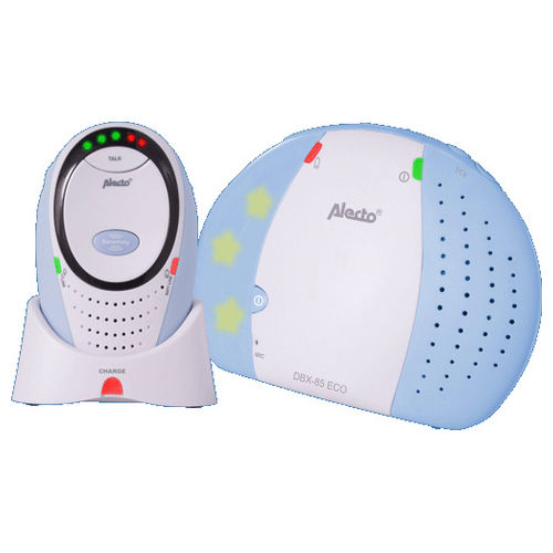 DBX85ECO Babyfono DECT 1 canale Modalità ECO Portata 300 m Batteria 24 h colore Blu