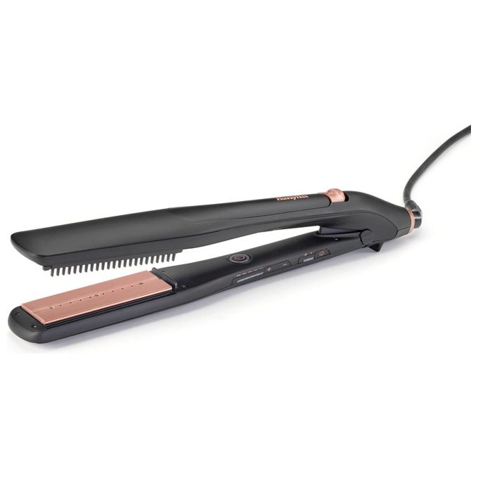 Babyliss Piastra per Capelli Steam Radiance Black e Rose Gold