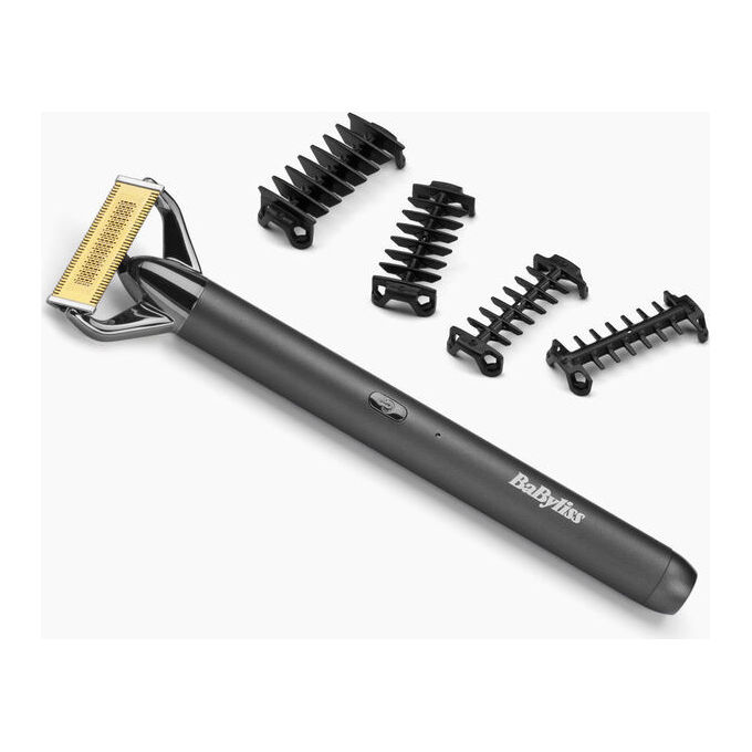 Babyliss, Regolabarba Trimmer X-Blade Super X Metal, Nero