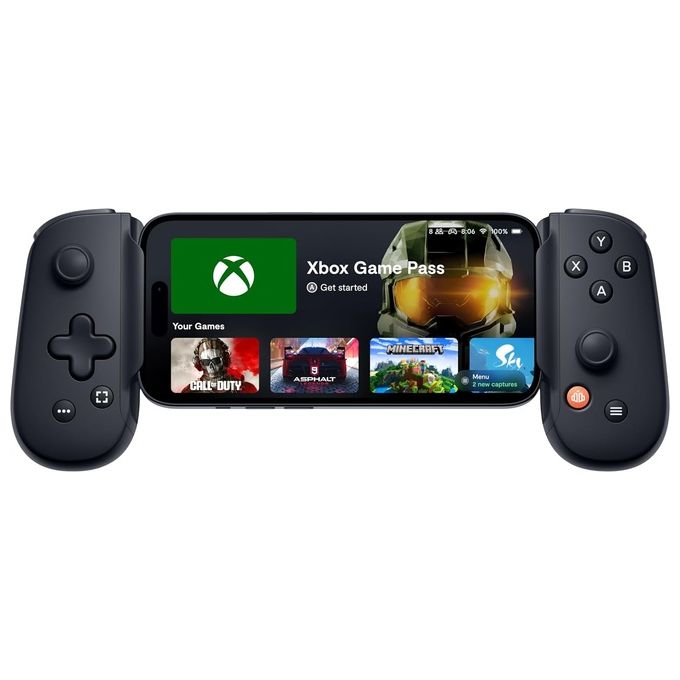 BACKBONE One Mobile Gaming Controller per iPhone (Lightning) - 2nd Gen - Trasforma il tuo iPhone in una console di gioco - Gioca a Xbox PlayStation PC e App Store (3 mesi di Apple Arcade inclusi)