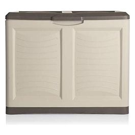 Baule Contenitore Mettitutto Tortora 78x45x64h Litri 200 per Arredo Giardino e Esterni