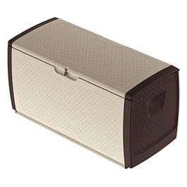 Baule Contenitore Mettitutto Big 122x56x63h Litri 350 Colore Cacao per Arredo Giardino e Mobili da Esterno