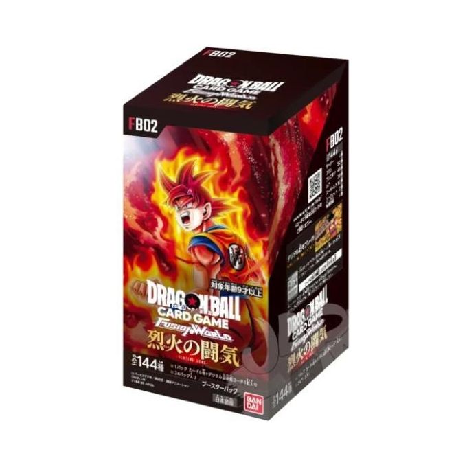 Bandai Dragon Ball Super Card Fusion World Fb02 Jap Box 24 Buste