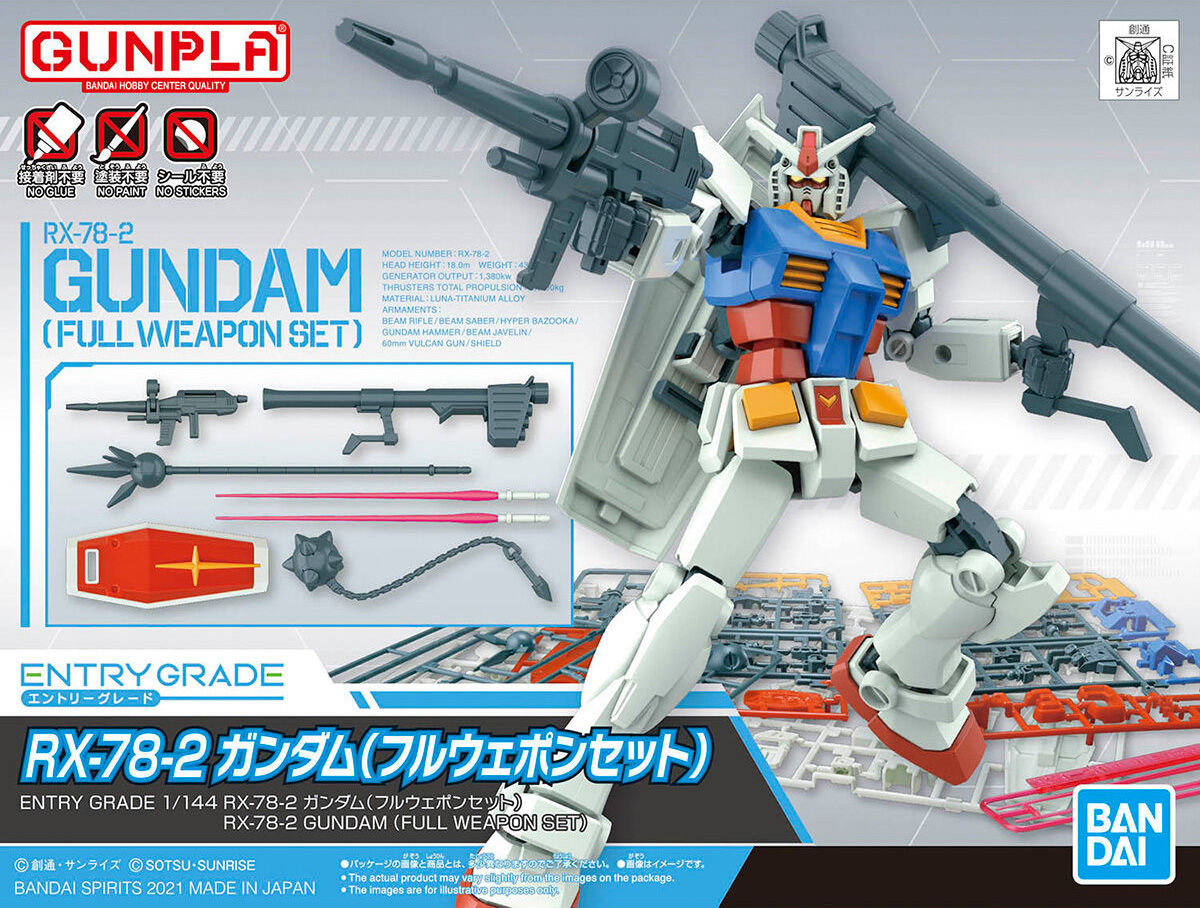 Bandai Gundam Rx-78-2 Full