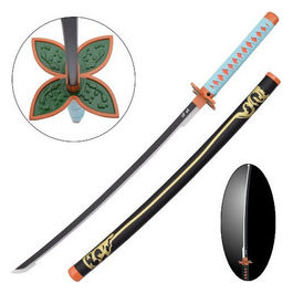 Bandai, Katana Demon Slayer Shinobu Con Led, Non Affilata, Con Fodero Nero