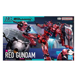 Bandai, Model Kit Gundam Red HG, Scala 1/144, Altezza 13 cm