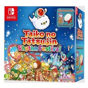 Bandai Namco Taiko No Tatsujin: Rhythm Festival Bundle con Tatacon per Nintendo Switch