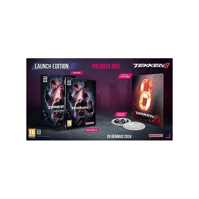 Bandai Namco Videogioco Tekken 8 Day One Launch Edition per Pc