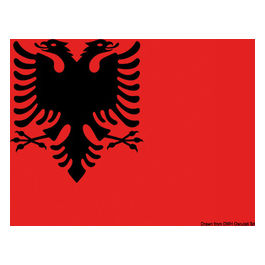 Bandiera Albania 20 X 30 Cm Osculati